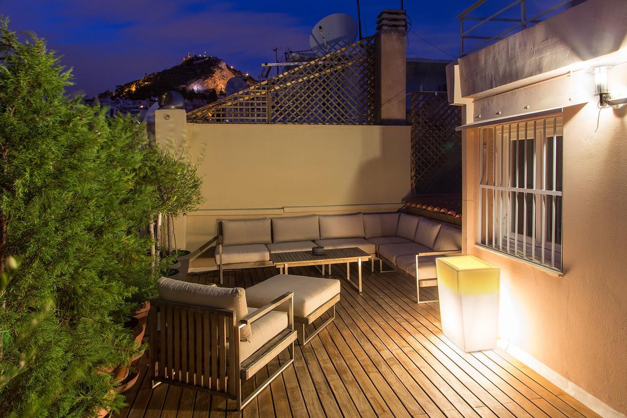 Beautiful Penthouse In Athens With Outside Jacuzzi Leilighet Eksteriør bilde